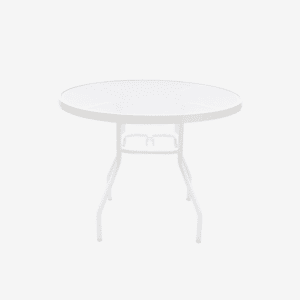 A36 Acrylic 36-inch Round Outdoor Table