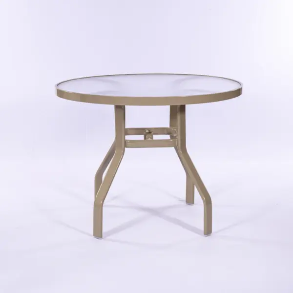 AW36 Round Acrylic Dining Table A&K Enterprise of Manatee, Inc.