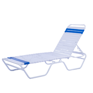 C120 12-inch Strap Chaise Lounge