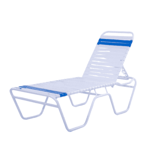 C160 16-inch Strap Chaise Lounge