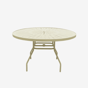 PTC48 48-inch Round Aluminum Patio Table