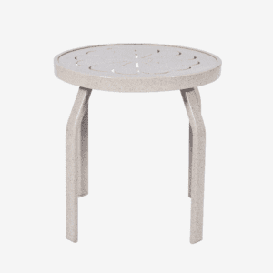 PTR18 Punch Top 18" Round Aluminum Dining Table