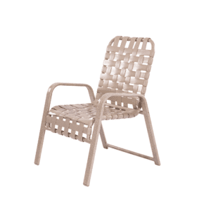 W50B Basket-weave Strap Dining Chair