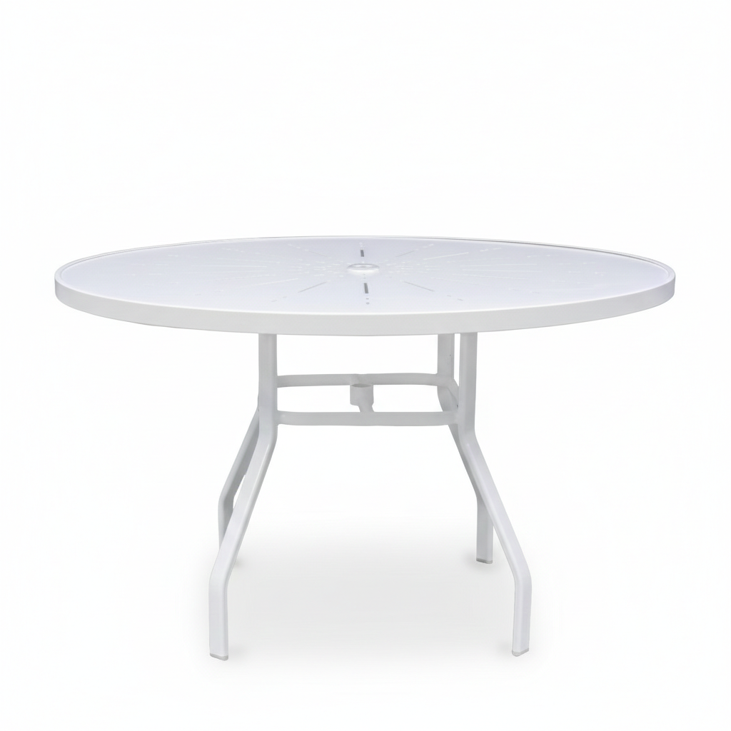 Quick Ship: PTR48 Punch Top 48-in. Round Aluminum Patio Table